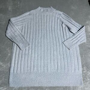 Torrid Sweater Womens‎ 2X Gray Long Sleeve Ribbed Tunic Soft Cozy Stretch